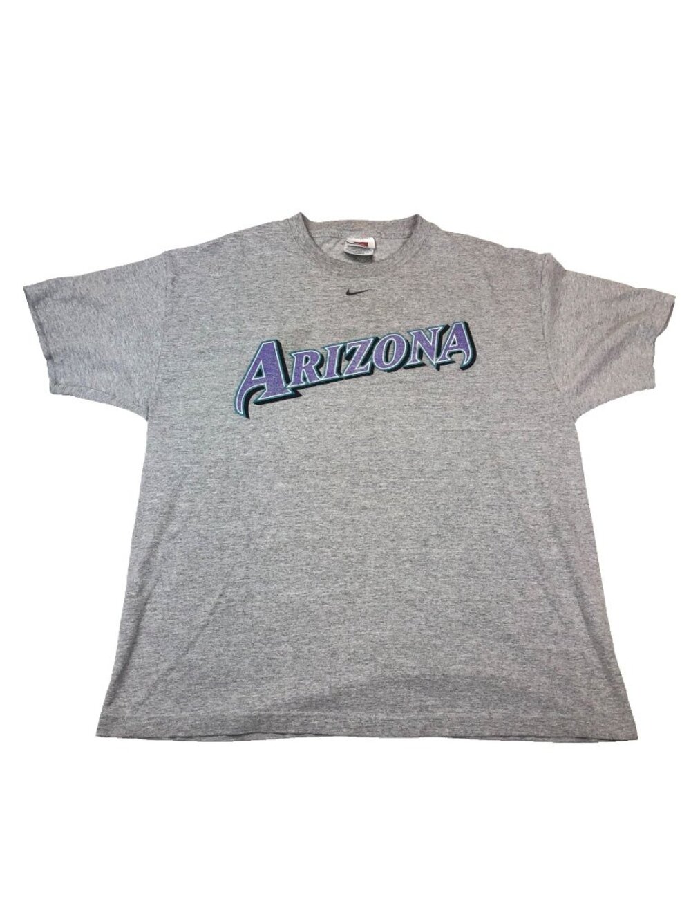 Vintage Arizona Diamondbacks Team Nike Baseball Gray T-Shirt Size Large